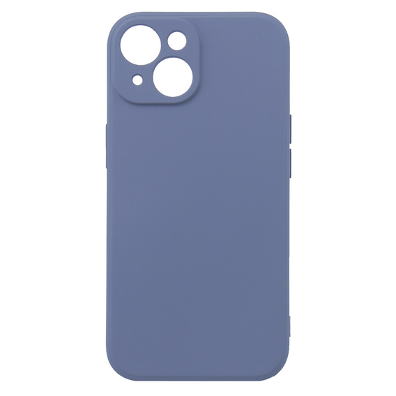 Obal na mobil pre iPhone 15 Plus, Silicone Lite, sivé