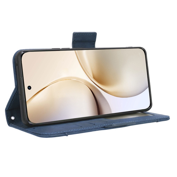 Klapkové puzdro pre Realme 14 Pro+ 5G, Card Slot, tmavomodré