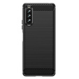 Obal na mobil pre Sony Xperia 10 IV, Carbon, čierne