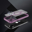 Puzdro pre iPhone 15 Plus, ERBORD Impact Guard, MagSafe, fialové