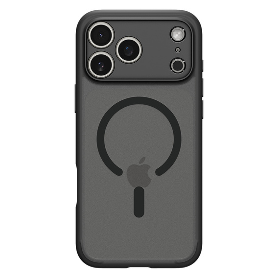 Spigen Ultra Hybrid MagSafe puzdro pre iPhone 17 Pro Max, Frost Black