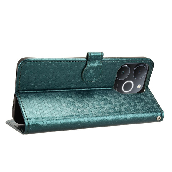 Flipové puzdro pre Realme Note 70T 4G, Wallet Rhombus, zelený