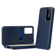 Flipové puzdro pre Samsung Galaxy S24 FE, Smart View Wallet, tmavomodré
