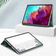 Puzdro pre Lenovo Tab P12, Smartcase s priestorom pre stylus, zelený