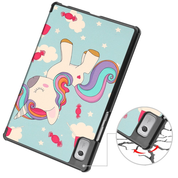 Puzdro pre Lenovo Tab M9, Smartcase, unicorn