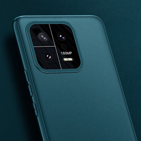 Kožené puzdro pre Xiaomi 13, leather hybrid, zelený