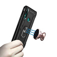 Pancierované obal na mobil pre Huawei P Smart Z, Nox Case Ring, čierne