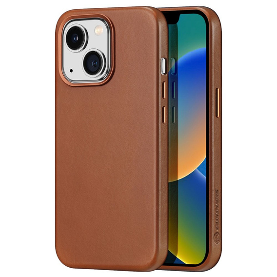 Obal na mobil pre iPhone 14, Dux Ducis Max Naples, hnedé