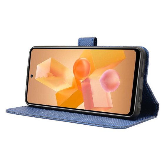 Klapkové puzdro pre Infinix Hot 40i, Wallet Smart Magnet, modré
