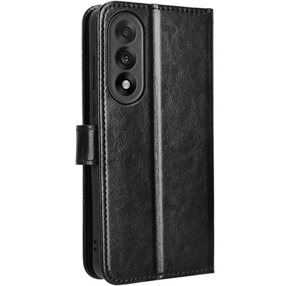 Klapkové puzdro pre OnePlus Nord 5, Crazy Horse Wallet, čierne