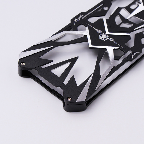 Pancierované puzdro pre Nothing Phone 2, Aluminum Alloy, čierne