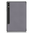 Puzdro pre Samsung Galaxy Tab S9 FE+ Plus, Smartcase s priestorom pre stylus, sivé