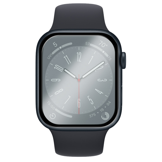 2x hybridné sklo ERBORD pre Apple Watch 7/8/9 45mm
