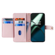 Klapkové puzdro pre OnePlus 12 5G, Wallet Zipper Pocket, ružové