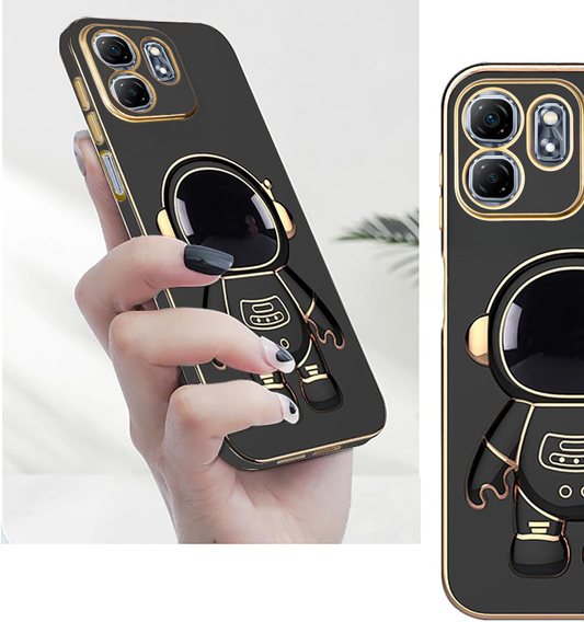 Obal na mobil pre Infinix Hot 50i 4G, Astronaut, čierne