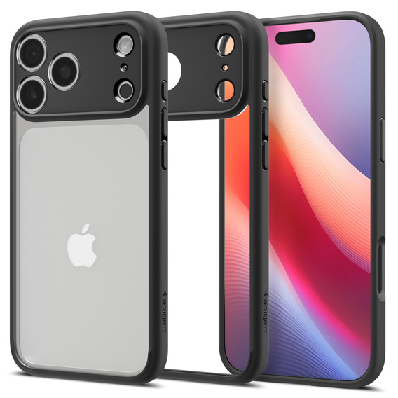 Spigen Ultra Hybrid Case pre iPhone 17 Pro, matná čierna