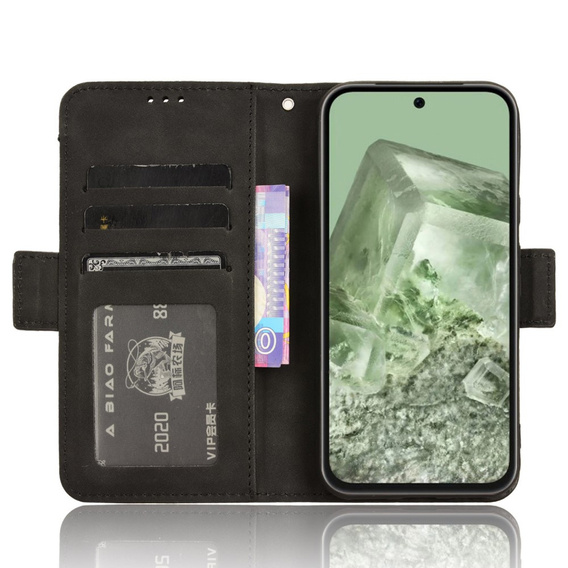 Klapkové puzdro pre Google Pixel 8A, Card Slot, čierne