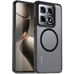 Puzdro pre Xiaomi 14T Pro, Fusion Hybrid, pre MagSafe, čierne