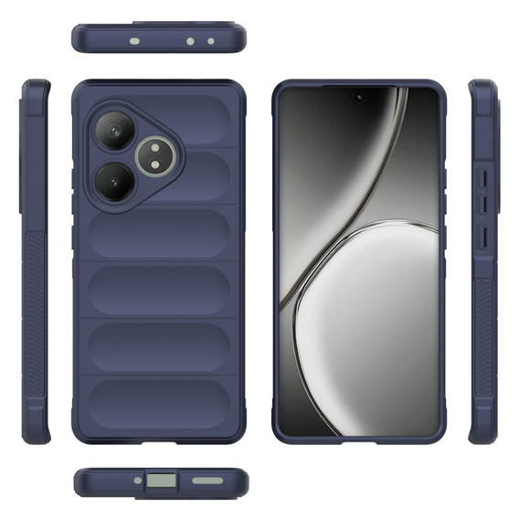 Obal na mobil pre Realme GT 6 / 6T, Gaming Shockproof, tmavomodré