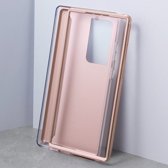 Obal na mobil pre Samsung Galaxy S23 Ultra, Suritch Full Body, ružové rose gold