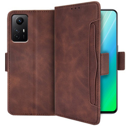 Klapkové puzdro pre Xiaomi Redmi Note 12S, Card Slot, hnedé