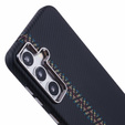 Puzdro pre Samsung S25, Carbon Fiber MagSafe, čierne