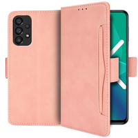 Klapkové puzdro pre Samsung Galaxy A33 5G, Card Slot, ružové