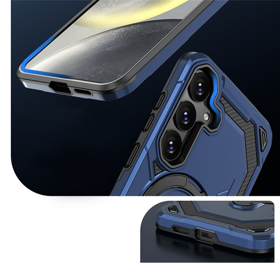 Magnetické puzdro s podstavcom pre Samsung Galaxy A57 5G, modré