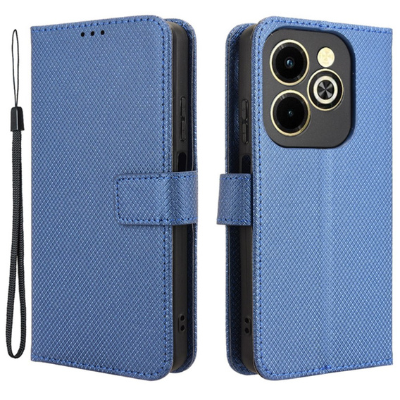 Klapkové puzdro pre Infinix Hot 40i, Wallet Smart Magnet, modré
