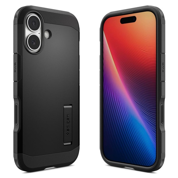 Spigen puzdro pre iPhone 17, Tough Armor T MagSafe, čierne