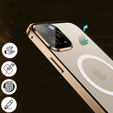 Magnetické puzdro Dual Glass MagSafe pre iPhone 13 Pro, zlaté