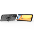 Obal na mobil pre Xiaomi Redmi 13C / Poco C65, Kickstand Ring, čierne