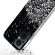 Obal na mobil pre Oppo Reno7 Lite 5G, Glittery, čierne