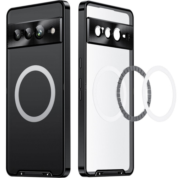 Ochranné puzdro na fotoaparát pre Google Pixel 8 Pro, CamShield MagSafe, transparentné / čierne