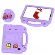 Detské puzdro pre Samsung Galaxy Tab A9, Cute Patterns, so stojanom, fialové