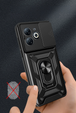 Obal na mobil pre Infinix Hot 40i, CamShield Slide, čierne