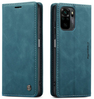 CASEME puzdro pre Xiaomi Redmi Note 10 / 10S, Leather Wallet Case, zelený