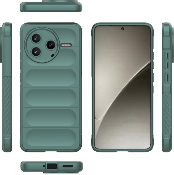 Obal na mobil pre Xiaomi Poco F7 Pro, Gaming Shockproof, zelený