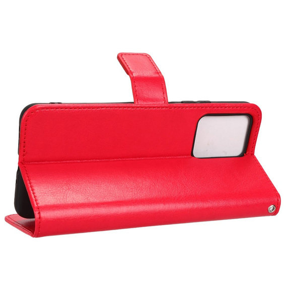 Klapkové puzdro pre Xiaomi Redmi Note 12 5G / POCO X5 5G, Crazy Horse Wallet, červené