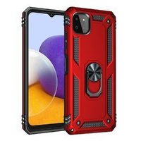 Pancierované obal na mobil pre Samsung Galaxy A22 5G, Nox Case Ring, červené