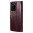 CASEME flipové puzdro pre Samsung Galaxy Note 20 Ultra, Waxy Textured, červené