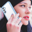 Obal na mobil pre Samsung Galaxy A14 4G/5G, Fusion Hybrid, transparentné / modré