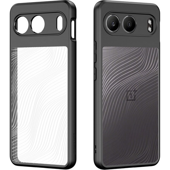 Puzdro DuxDucis pre OnePlus Nord 4, Aimo case, transparentné / čierne