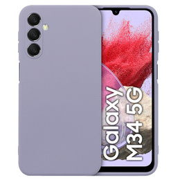 Obal na mobil pre Samsung Galaxy M34 5G, Silicone Lite, fialové