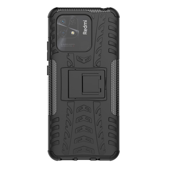 Obal na mobil pre Xiaomi Redmi 10C, Tire Armor, čierne