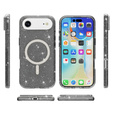 Puzdro pre iPhone Air, pre MagSafe, trblietavé, priesvitné čierne