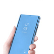 Obal na mobil pre Samsung Galaxy A15, Clear View, čierne + 9H sklo