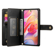 Klapkové puzdro pre Samsung Galaxy A56 5G, Wallet Zipper Pocket, čierne