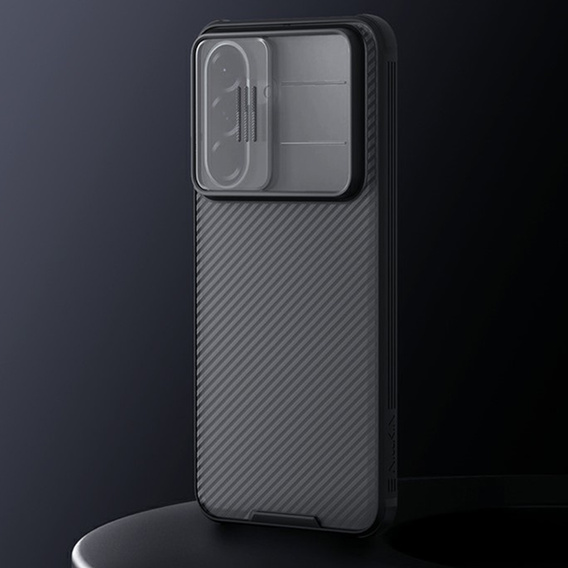 Puzdro NILLKIN Camshield Pro s krytom fotoaparátu pre Samsung Galaxy A57 5G, priehľadné/čierne