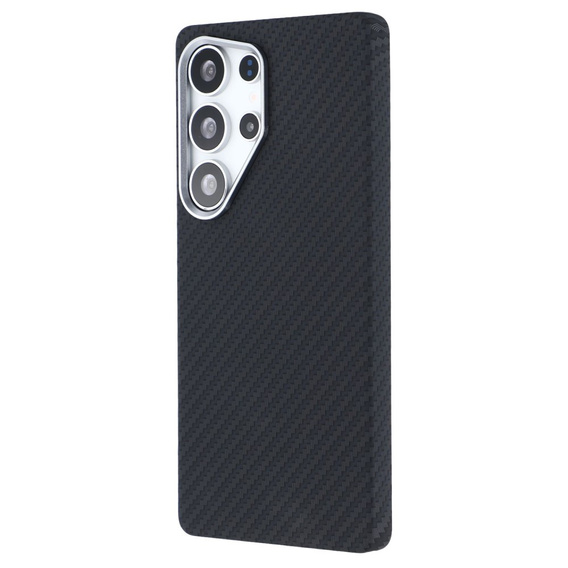 Puzdro pre Samsung Galaxy S25 Ultra, Carbon Fiber MagSafe, čierne
